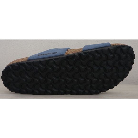 Birkenstock Women's 9 Men's 7 Elemental Blue Vegan Leather Sydney Sandals - Picture 9 of 14